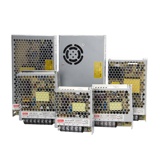 明伟220转24V/12V直流开关电源LRS-50W100W150W350W变压器NES输出