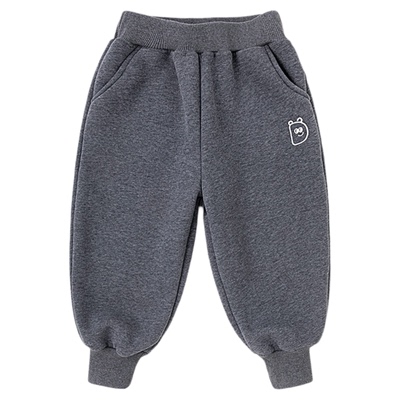 嘟嘟家男童裤子秋冬加厚卫裤儿童长裤冬装宝宝童装休闲裤女童棉裤