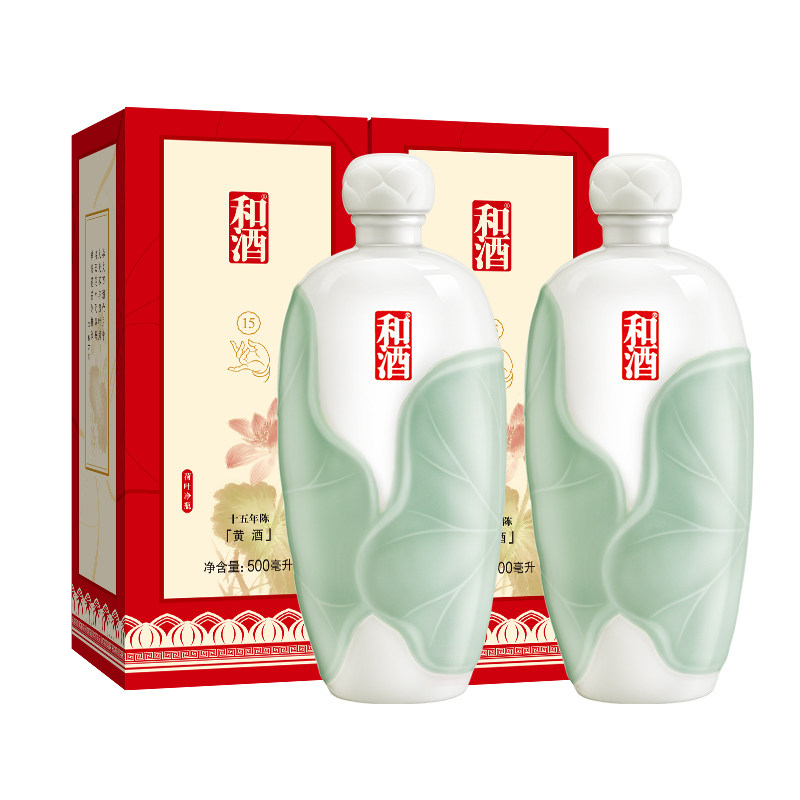 和酒荷叶净瓶15年陈上海老酒