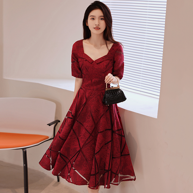  XL+Burgundy, long, mid-length, square neckline   + $17.29 