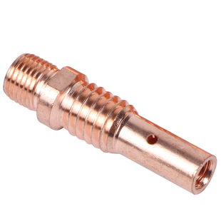 二保焊枪配件气保焊连接杆导电嘴座黄铜紫铜内丝外丝200A350A500A