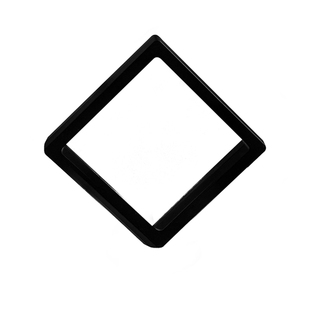 ins风防氧化悬浮透明Pe膜首饰盒项链耳饰戒指防尘便携小巧收纳盒