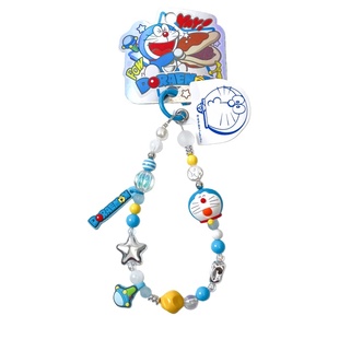 正版授权哆啦A梦公仔DIY手机挂链卡通钥匙扣包挂饰便携手机挂件