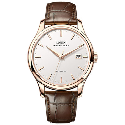 品牌罗宾男士手表全自动超薄新款