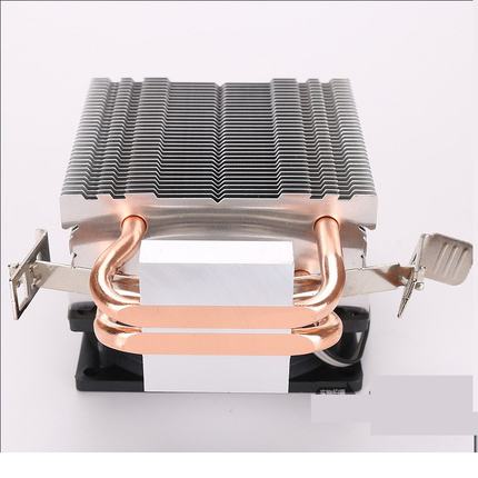 A200双铜管cpu风扇电脑散热器适用INTEL AMD台式机多平台大扇叶