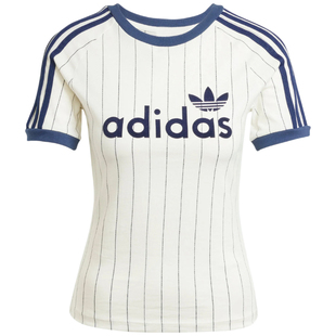 【自营】Adidas阿迪达斯女子郑浩妍同款修身运动短袖T恤JC7705