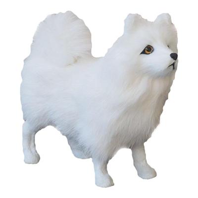 萨摩耶狗兔毛祝福礼物摆件玩具