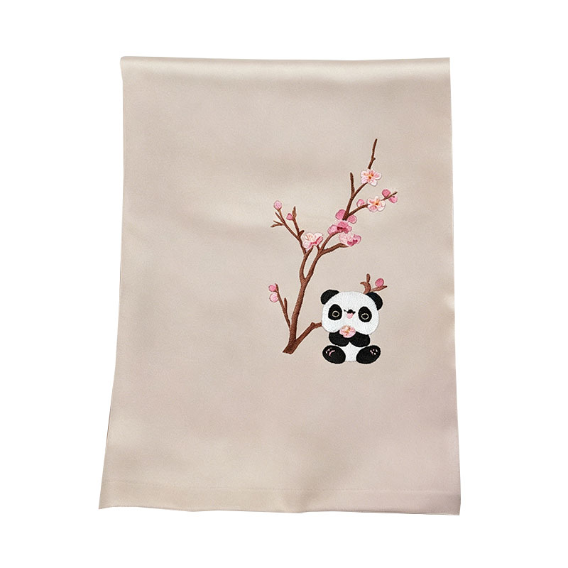 蜀绣真丝围巾送老师母亲闺蜜