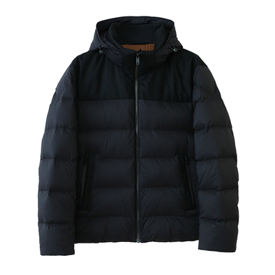 意大利VBC羊毛面料白鹅绒羽绒服