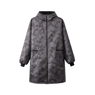 加大加绒保暖正穿罩衣2025新款防水大褂上班秋冬外套男女士工作服