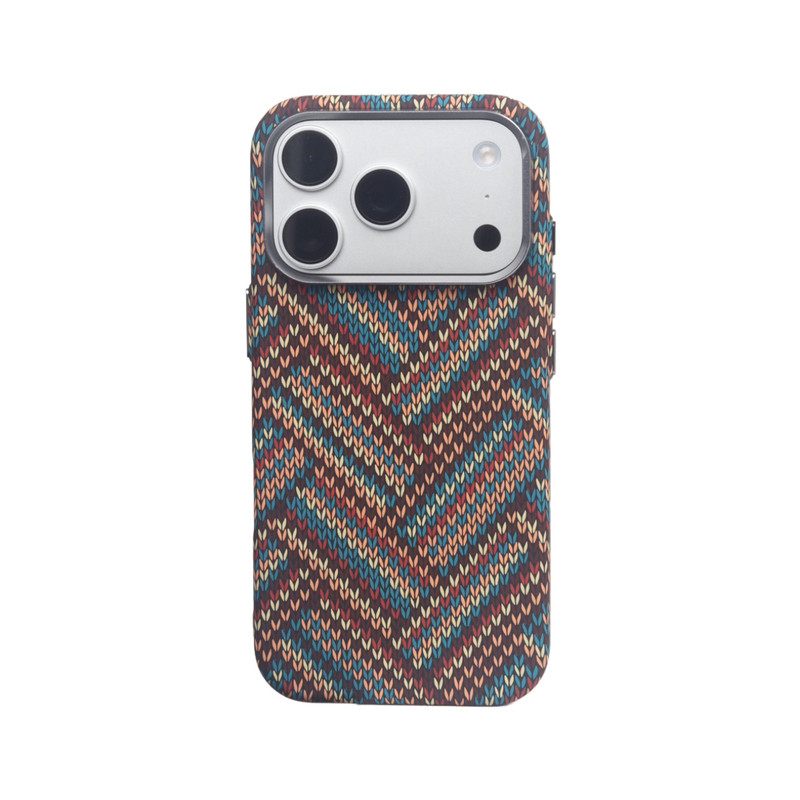 Urban Case波西米亚编织纹浮雕水贴PC磁吸适用于iPhone17promax手机壳苹果16pro保护套创意个性轻