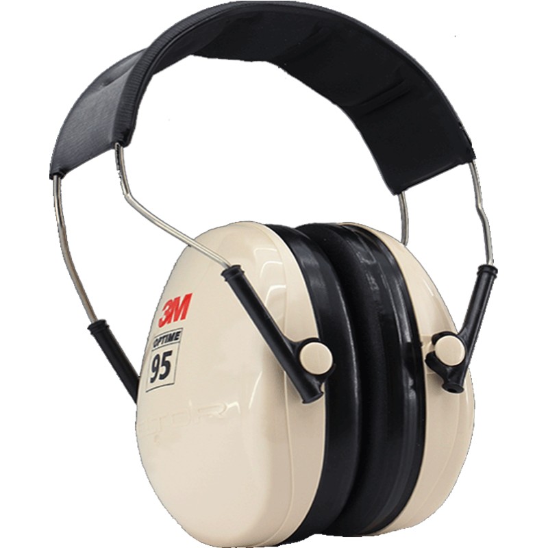 3M H6A防噪音隔音耳罩射击学习工作睡眠防吵闹降噪防护耳罩头带式