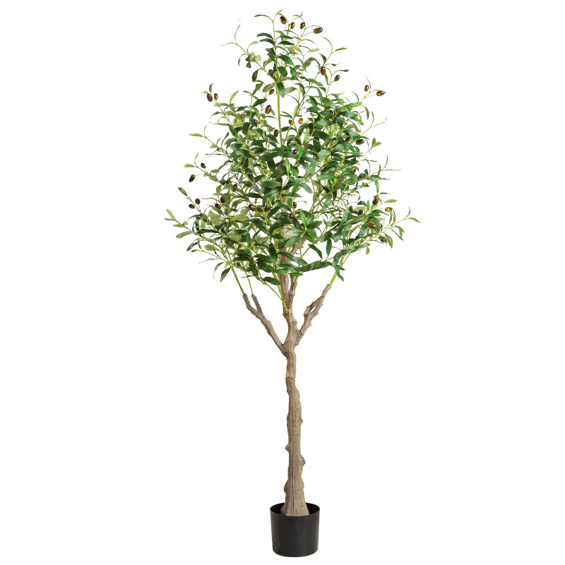 仿真橄榄树假绿植室内摆件盆栽