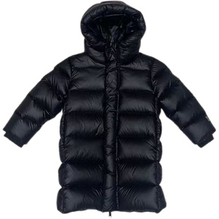 女童羽绒服冬季新款儿童高级黑色过膝长款三防加厚中大童女孩外套