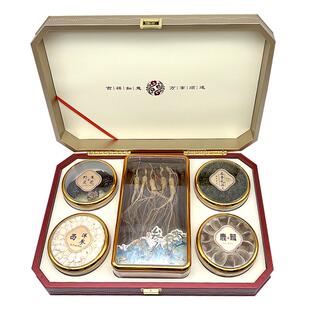 吉林特产长白山林下参五宝礼盒西洋参鹿茸片灵芝节日礼品送父母