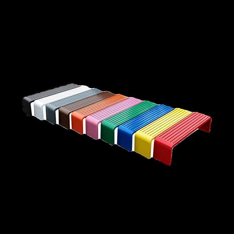 全铁艺长条凳公园椅户外长椅庭院不锈钢休闲靠背座椅商场休息排椅