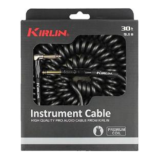Kirlin科林降噪线音箱效果器电话线拉伸弹簧线吉他连接线