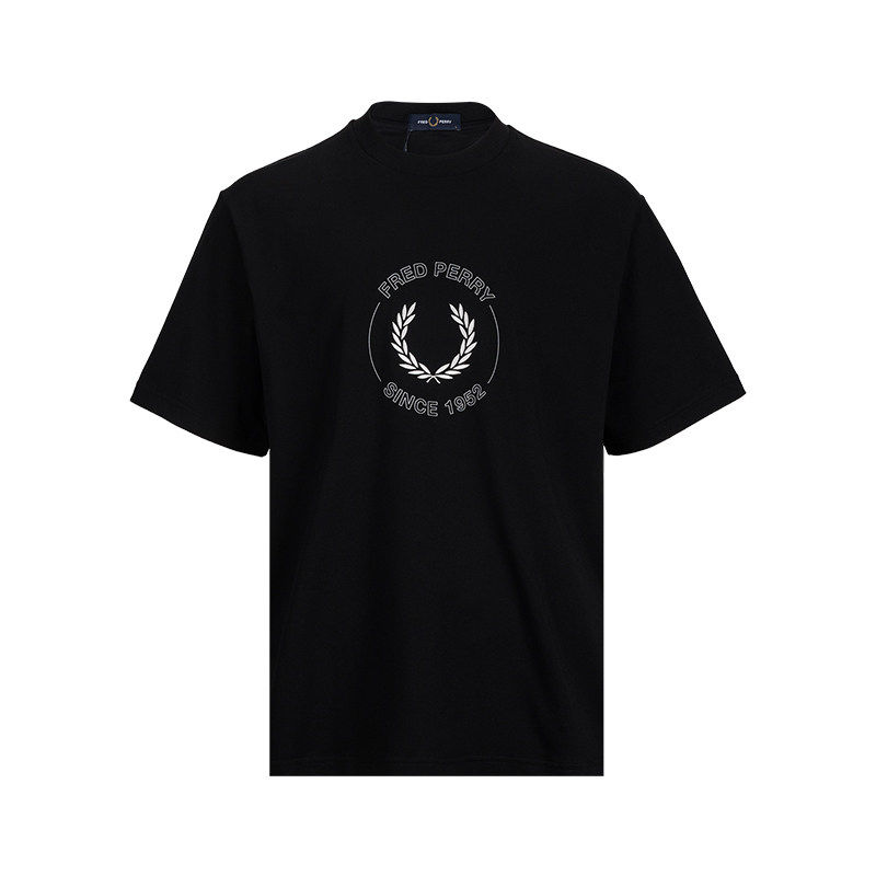 FREDPERRY宽松套头短袖T恤男