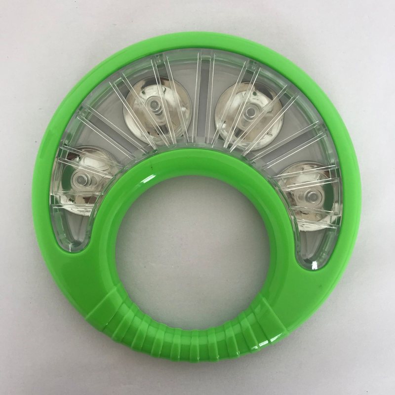 奥尔夫乐器打击乐器儿童玩具演奏乐器圈铃摇铃圈透明花鼓