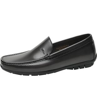 金利来男鞋 真皮乐福鞋男士轻便软底豆豆鞋一脚蹬商务休闲套脚鞋