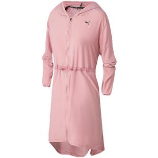 PUMA/彪马女子中长款连帽运动休闲茄克外套 519643