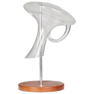 醒酒器分酒器架实木支架不锈钢色醒酒器倒挂架醒酒壶沥干架干燥架