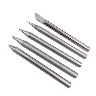 外热式烙铁头60W尖咀圆头刀口30W40W环保无铅电烙铁头纯铜焊枪头