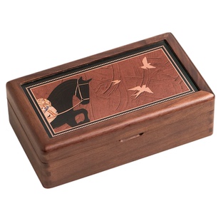 金条收纳盒专用攒金盒子马年贺岁纪念生肖黄金创意礼品收藏盒实木