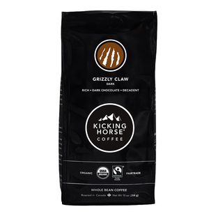 Kicking Horse-加拿大 Grizzly's Claw 熊爪深度烘焙咖啡豆粉283g