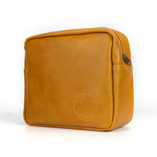 【颜值控】软皮制 减震头戴式耳机收纳包 便携数码整理袋 手感佳