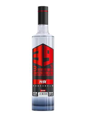 光良白酒纯粮浓香型光瓶口粮酒
