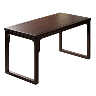 新中式书桌实木画案简约书法桌写字台办公桌写字桌家用书法画桌