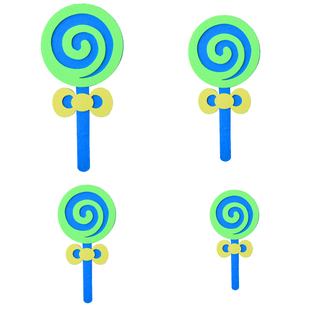 幼儿园学校运动会入场走秀棒棒糖儿童早操器械操舞蹈演出道具器械