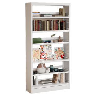 品正无忧20/25cm金属钢制书架落地家用图书馆一体靠墙储物置物架