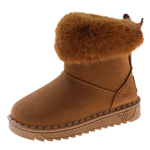 2025秋冬儿童可爱外穿时尚韩版雪地靴防滑软底女童男童夹棉保暖靴