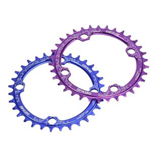 DECKAS 正负齿 椭圆盘 山地车自行车单齿盘34T/36T牙盘 单速盘片