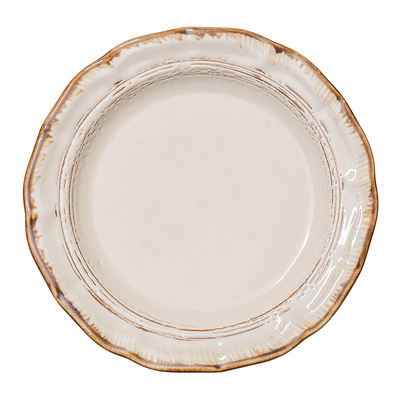 吉田成器家用浅盘日式陶瓷盘子