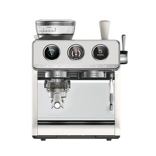 Brandt白朗X600Y小型办公家用意式研磨一体半自动咖啡机蒸汽打奶