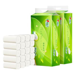 心相印茶语卷纸加厚4层无芯卫生纸家用实惠装厕纸解手纸孕婴可用