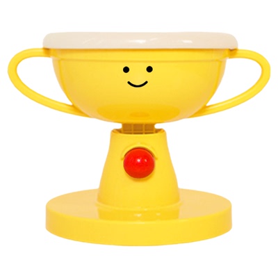 【猫咪奖杯碗】陶瓷防打翻可调节