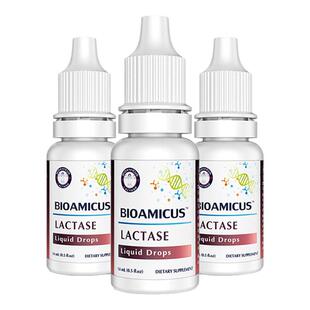 【3瓶】BioAmicus百适滴乳糖酶滴剂乳糖不耐受奶粉伴侣