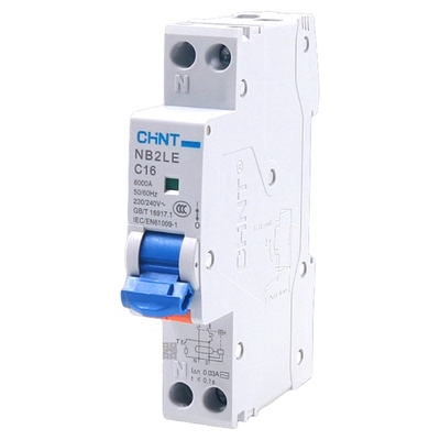 正泰NB2LE漏保单片 匹空开断路器家用1P空气开关带漏电替DZ47PLES