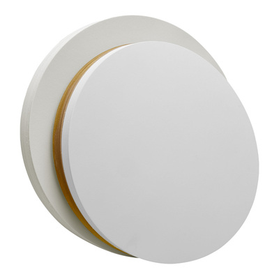 圆形卡纸美术绘画牛皮纸白色黑色