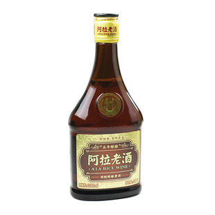 宁波特产阿拉老酒五年陈酿330ml*1-12瓶特型半干型黄酒宴请糯米酒