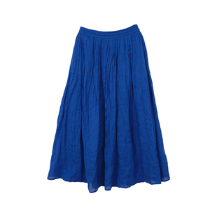 忘城A1226座/微风不燥/26春新款100极细苎麻a字半身裙女文艺复古