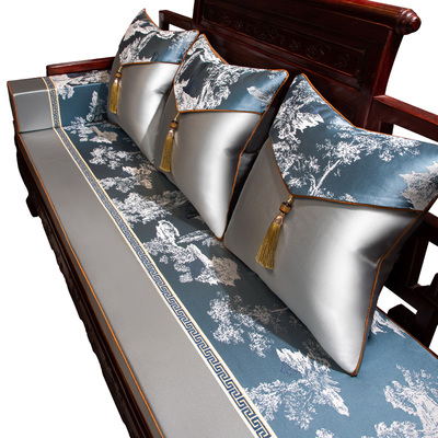 红木沙发坐垫实木加厚海绵垫子