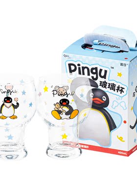 言仓Pingu联名玻璃高脚杯