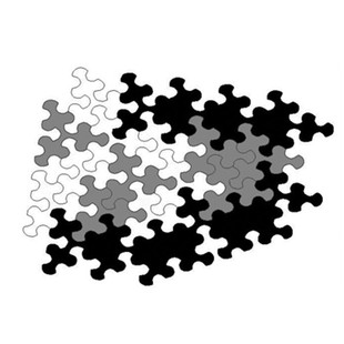 简约异形不规则地毯时尚个性黑白灰地垫客厅茶几定制拐角创意形状