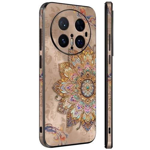 新款贴皮适用华为mate80pro手机壳全包mate70防摔50RS保时捷版高级60pro+简约50e耐脏40图腾花纹30pro男女款