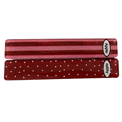 韩国复古豹纹小碎花可爱边夹发夹